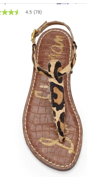 Sam Edelman Shoes - Leopard cow hide sandals